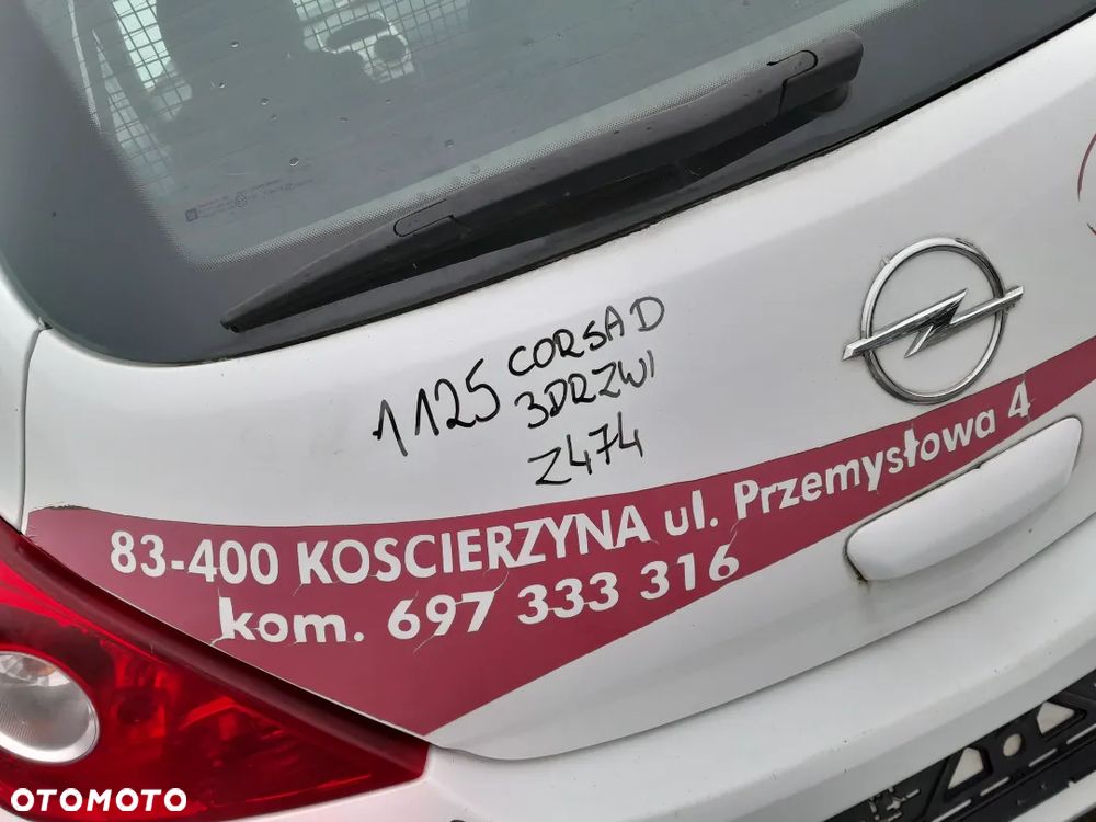Klapa Tylna Tył Bagażnika Opel Corsa D Z474 3Drzwi - 5