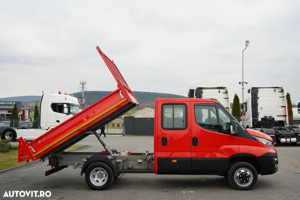 Iveco DAILY 35-130 / BASCULATOR / CU TRACȚIE DUBLA / DOUĂ TRANSPORTURI / MANUAL / 7 LOCURI / - 7