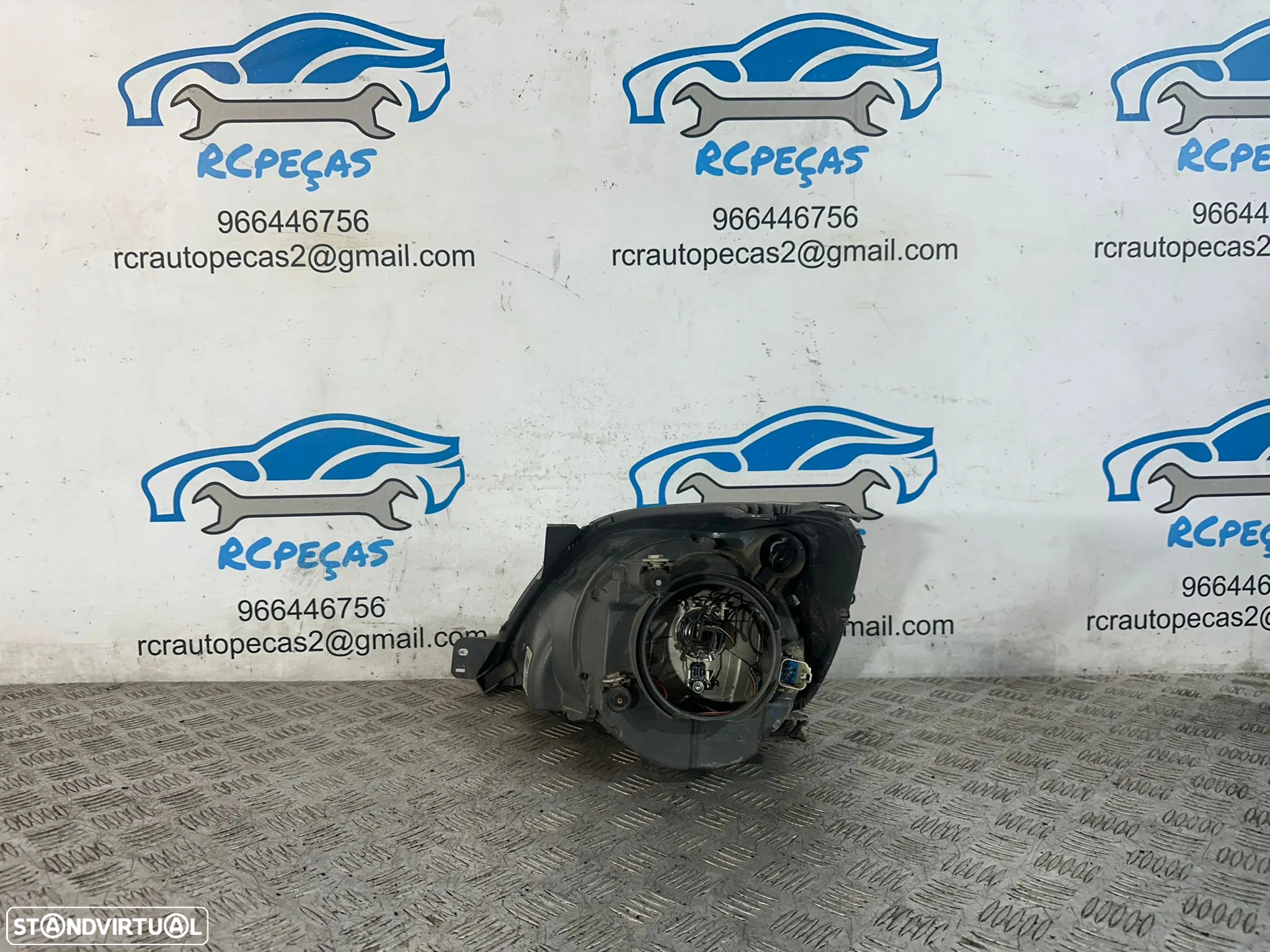 .Otica Farol Direita 6S61-13W029-BD Original Halogénio Ford Fiesta MK5 5 Facelift 2002 - 2008 - 5