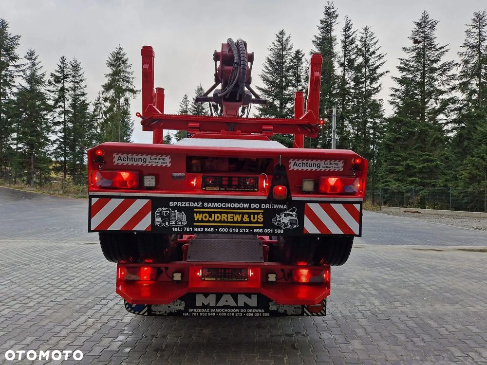 MAN do drewna drzewa lasu kłoda stos naczepa doll - 8