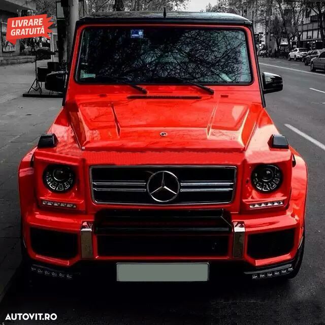Faruri Bi-Xenon LED Mercedes G-Class W463 (2005-2017) M Square Look- livrare gratuita - 7