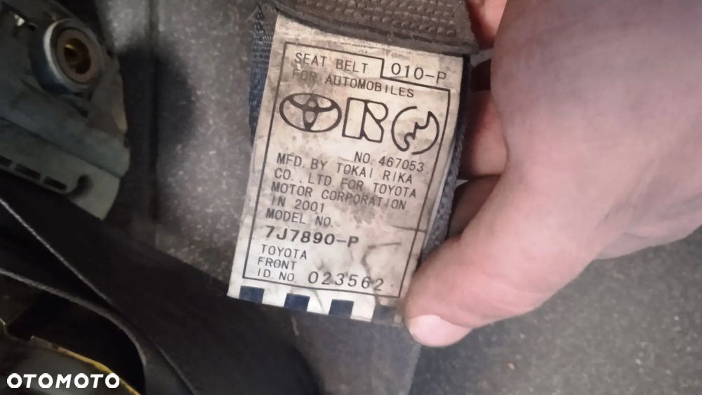 Pas bezpieczeństwa Toyota Yaris Verso - 2