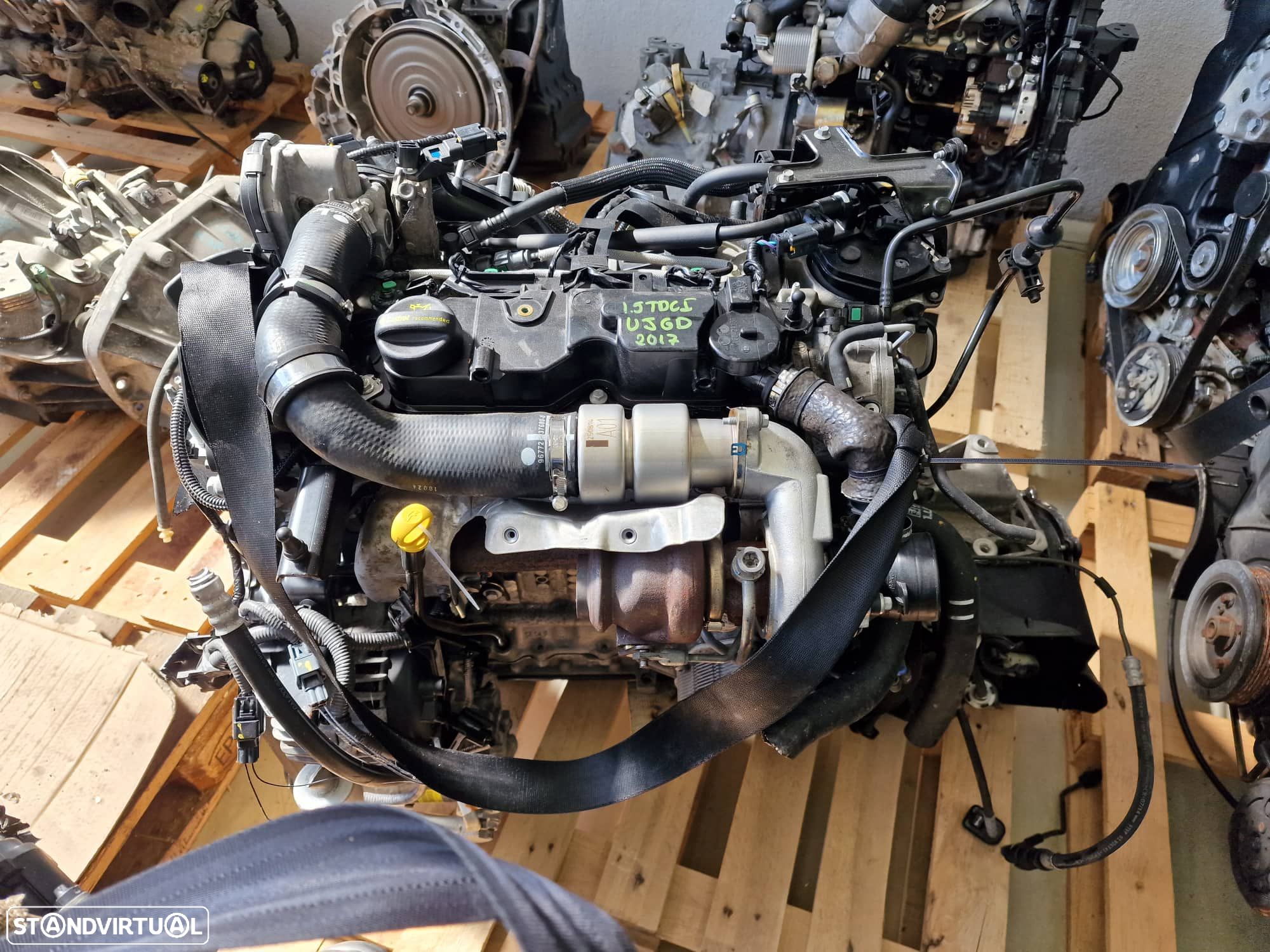 Motor Ford Fiesta VII 1.5 TDCI 2017 de 86cv, ref UGJD - 1