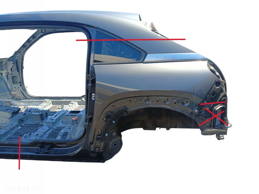 BŁOTNIK LEWY TYŁ MAZDA MX-30 LAK: 46G (2020-) - 1