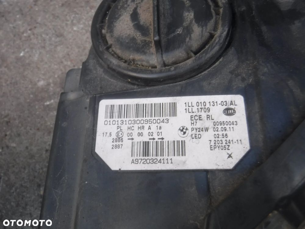 BMW F10 F11 lampa przod zwykla H7  lewa prawa 7203242 7203241 - 10
