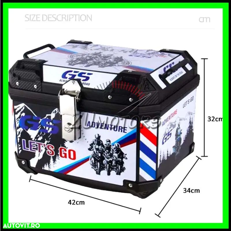 Portbagaj Moto Cross Enduro 45L - Cutie Topcase Moto Cross Enduro 45L - 4