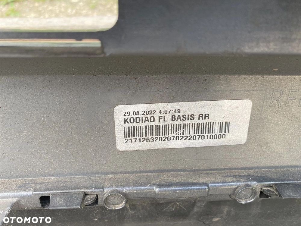 ZDERZAK TYŁ TYLNY SKODA KODIAQ II LIFT 565807421 B 6 PDC - 11