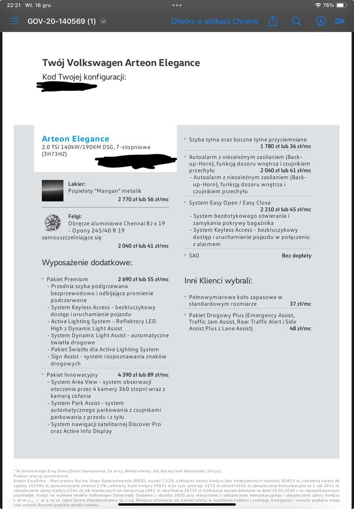 Volkswagen Arteon 2.0 TSI Elegance DSG - 11