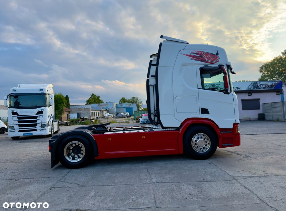 Scania R 500 /// z Niemiec /// 4 poduszki tył ///  Klima postojowa /// Full led /// Full spoiler /// Navi /// - 8