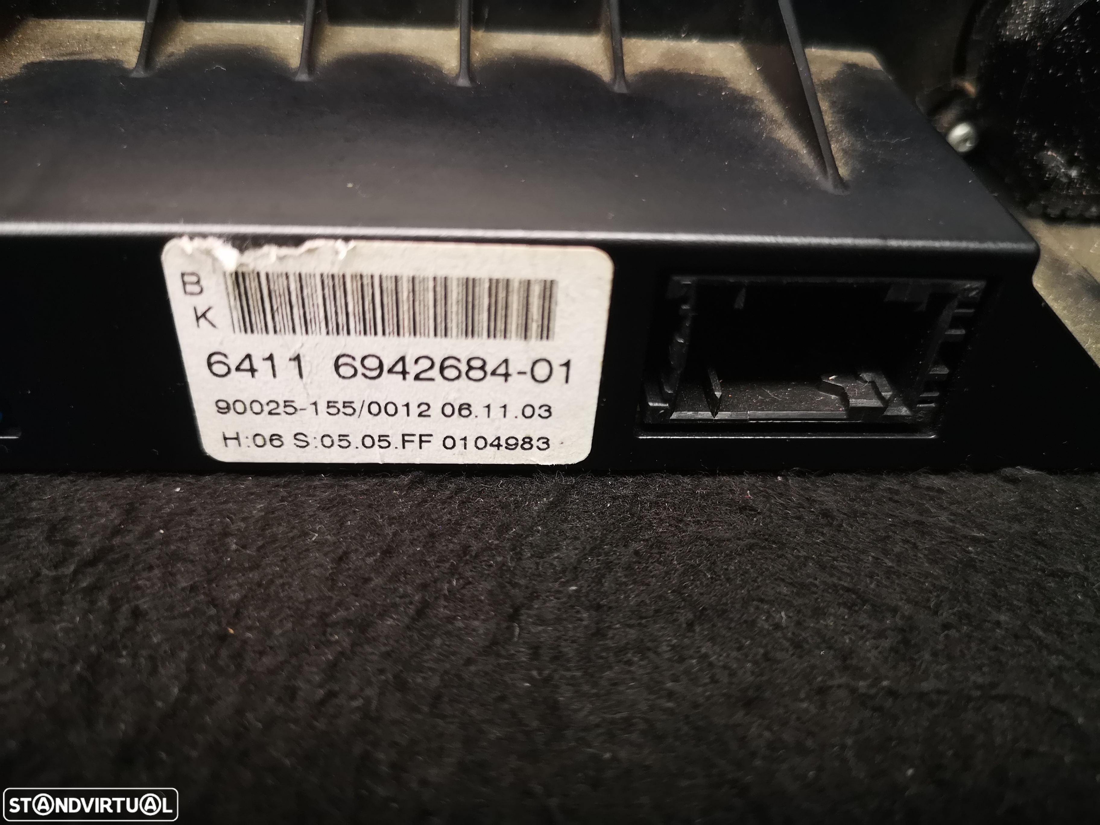 Modulo comando de sofagem BMW5 e60 e61 bmw6 e63 e64 2004-2007 - 5