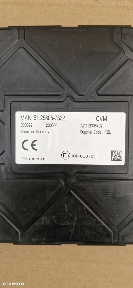 MAN TG3 TGX STEROWNIK KOMPUTER CVM 81.25805-7332, 7348 - 2