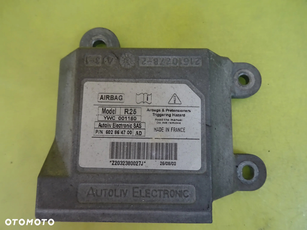 MODUŁ SENSOR AIRBAG ROVER 25 YWC001180 NR177