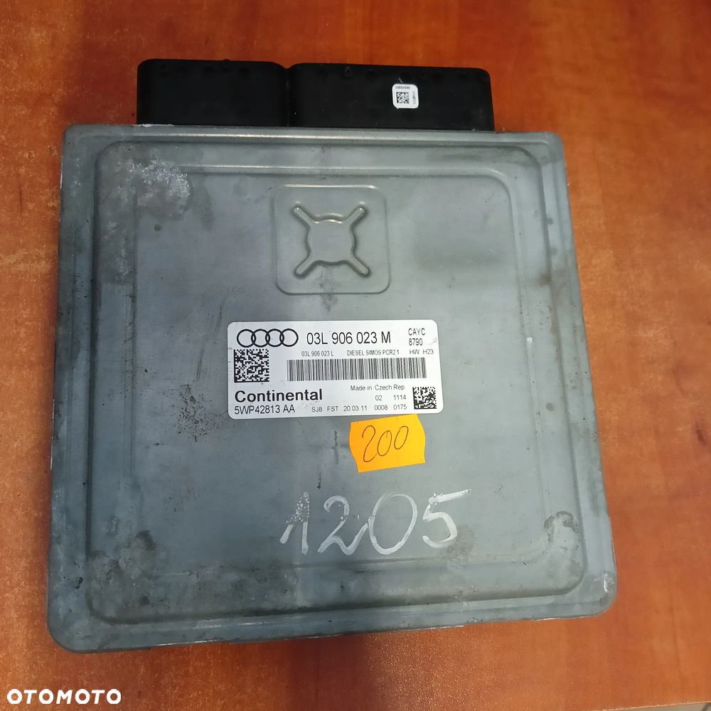 KOMPUTER STEROWNIK SILNIKA 03L906023M Audi A3 S3 8P - 1