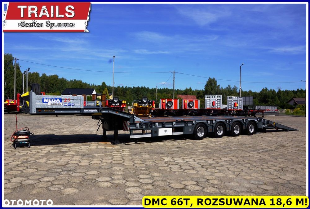 Inny Niska podłoga 4-osie, rozciągana dł. 18,60 m,  własne PTO, NAJAZDY HYDRAULICZNE. !!! - 15