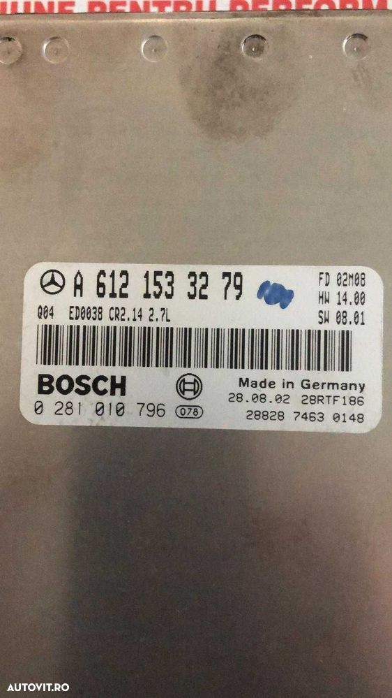 Kit de pornire Mercedes ML270, 2.7 CDI, cod 0281010796 - 2