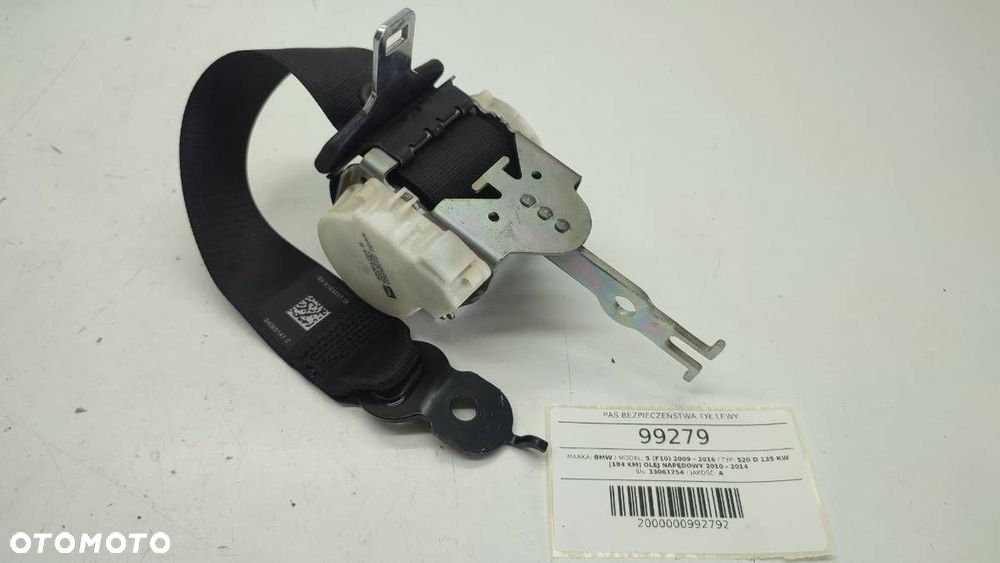 PAS BEZPIECZEŃSTWA TYŁ LEWY 33061254 BMW F10 SEDAN - 2