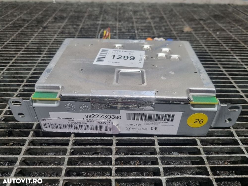 Cd player Peugeot 2008 Facelift 2016 - 2019 (1299) 9822730380 - 1