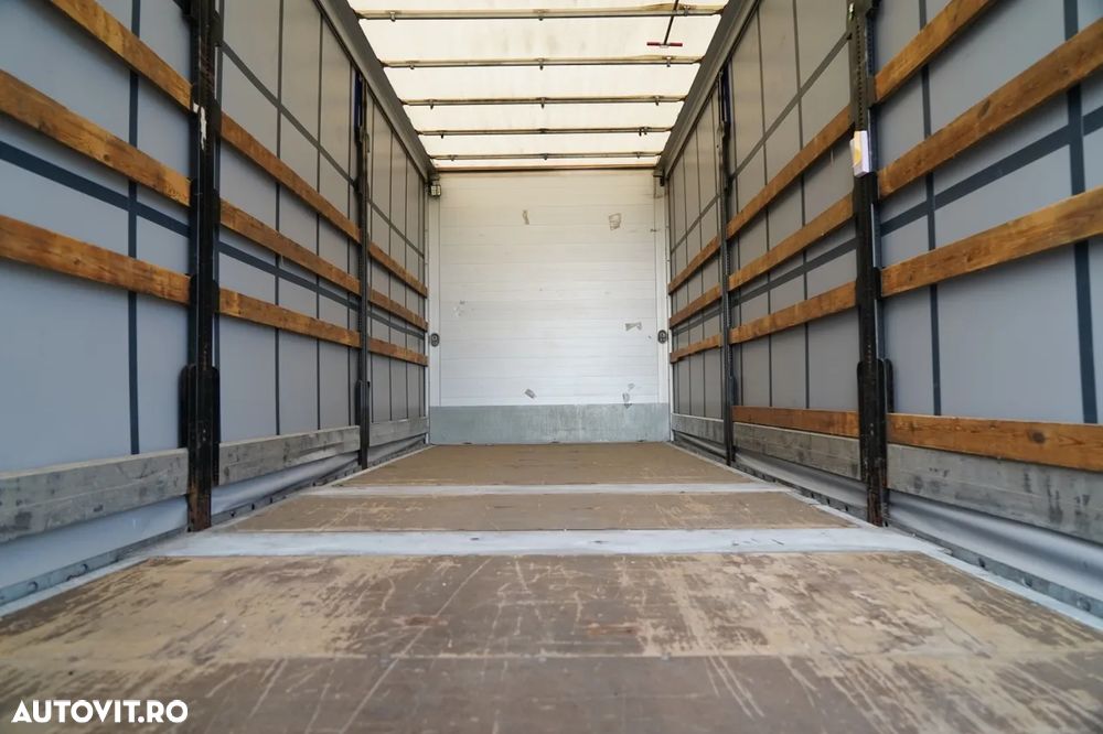 Scania S 450 / CORTINĂ 7,7 M / 60 M3 / SOLO / 6X2 / AXĂ RIDICATĂ / 2019 / - 15