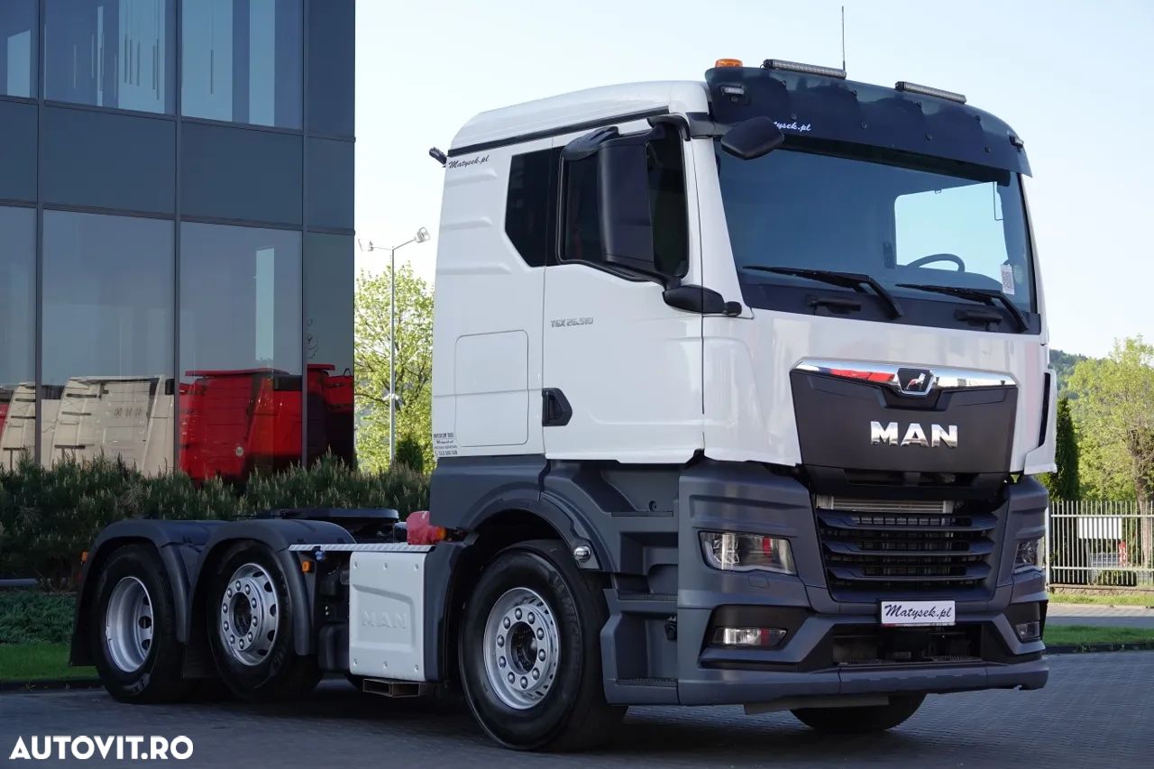 MAN GX 26.510 / 6x2 / împingător / axă de direcție și lifting / HIDRAULICĂ / CABĂ JOSĂ / 2021 - 1