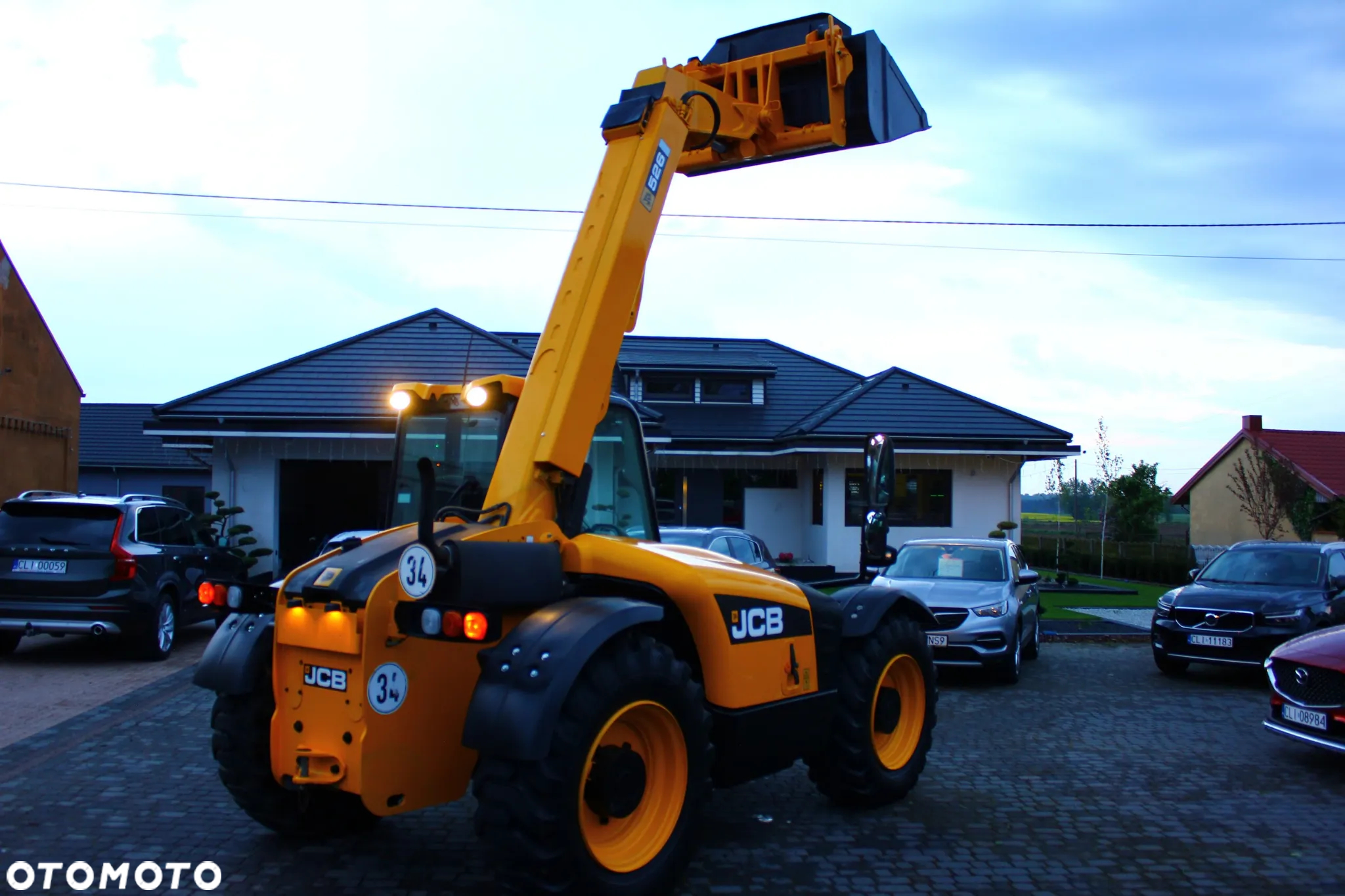 JCB ŁADOWARKA TELESKOPOWA JCB 526-56 AGRI  3 TRYBY SKRĘTNE JOYSTICK SILNIK 4.4L 4X4 - 34