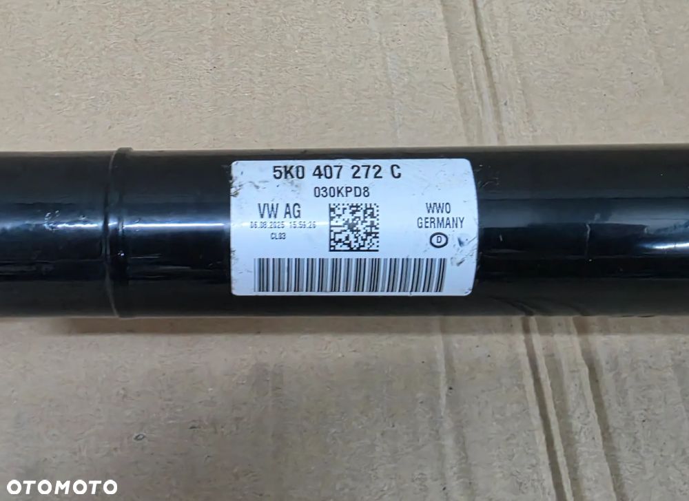 VW AUDI SEAT SKODA 2.0 TDI PÓŁOŚ PRAWA KOMPLETNA 5K0407272C - 2
