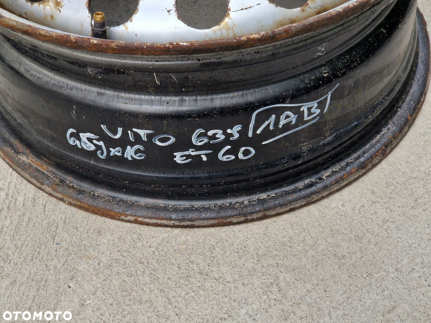 FELGA FELGI STALOWE VITO VIANO W639 5X112 6,5J x 16 ET60 - 3