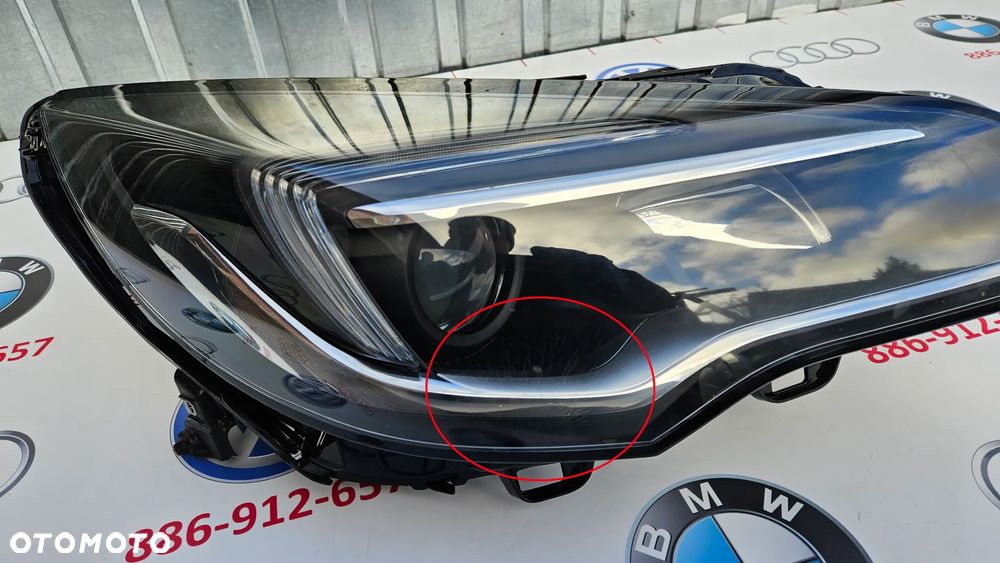Opel Astra K V Reflektor przedni prawy Lampa przód prawy H1 H7 SOCZEWKA EUROPA NOWA - 8