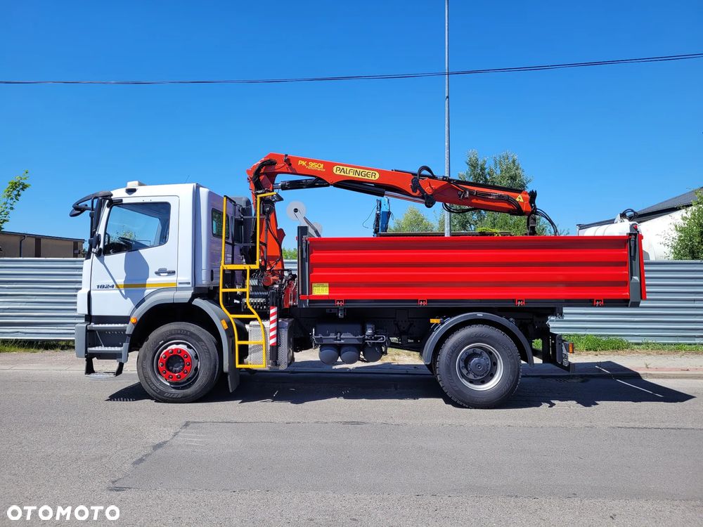 Mercedes-Benz AXOR 1824 HDS PALFINGER CZERPAK ROTATOR TYLKO 44tyś.km. NOWY KIPER i OPONY WYWROTKA - 13