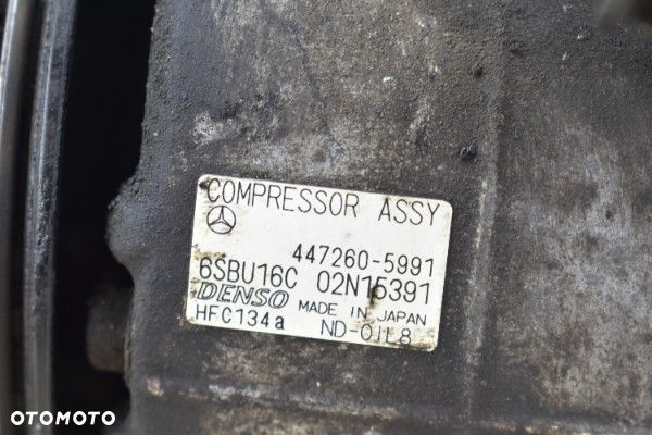 Sprężarka Klimatyzacji MERCEDES W204 2.2 CDI 447260-5991 - 4