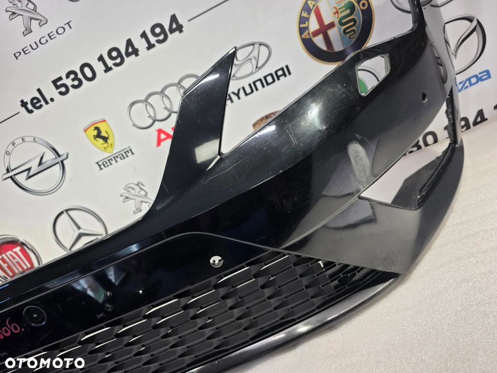 SEAT LEON 3 III 5F0 12- FR ZDERZAK PRZEDNI PRZÓD NA SPRYSKI + 4xPDC ORAZ KRATKA ŚRODKOWA NR 5F0807221M + 5F0853667A NR AUKCJI NZ2266 - 15