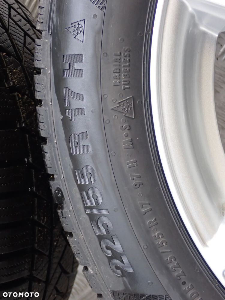 FELGI ALUMINIOWE AUDI  7,5JX17  ET 27  5X112  KBA 49510  NA OPONIE ZIMOWEJ 225/55/17 - 9