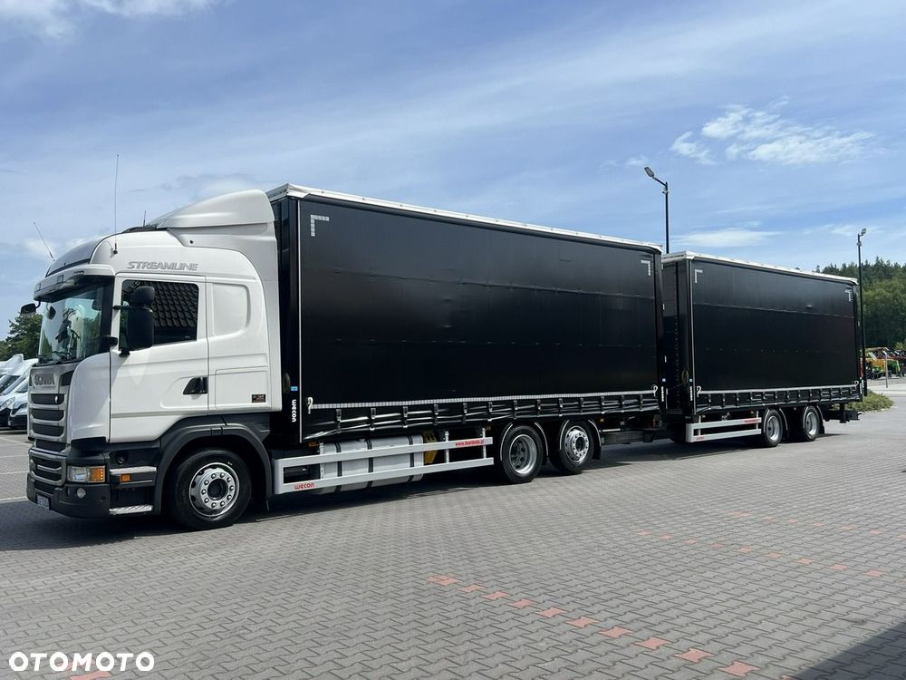 Scania R410 bez EGR Zabudowy Wecon 120m Dach Podnoszony  Zestaw Tandem - 6