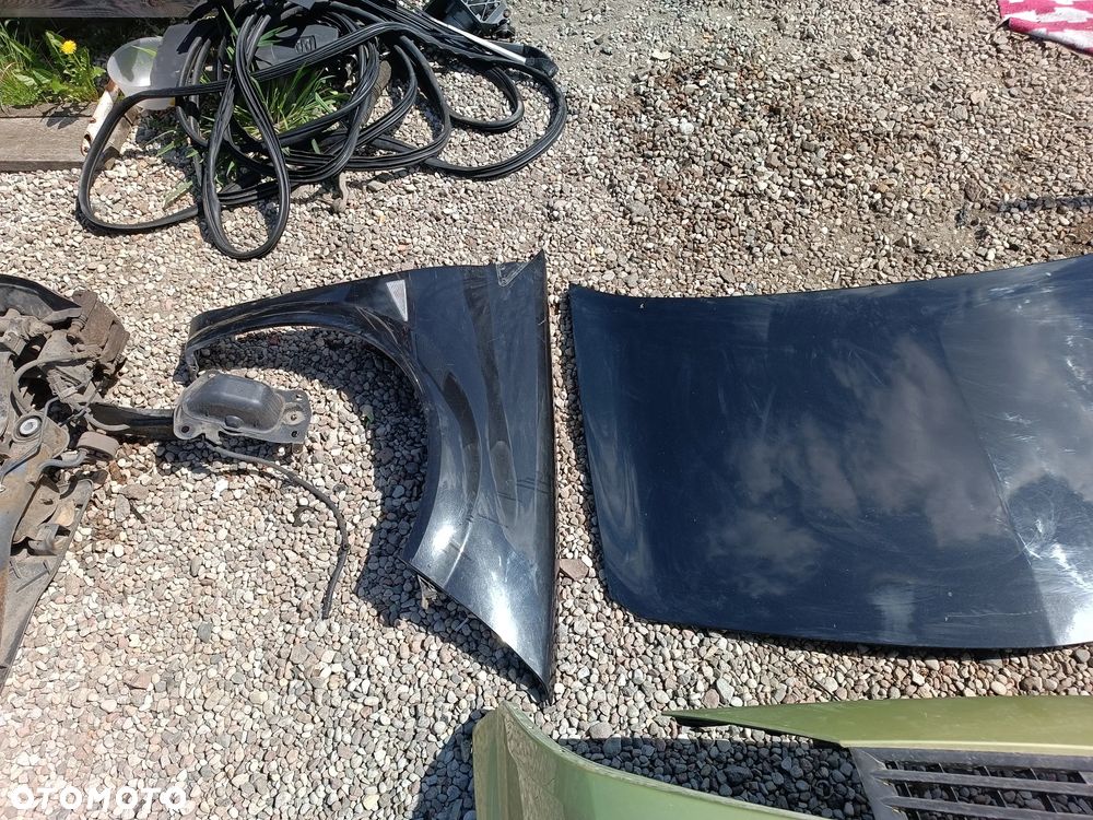 RENAULT MEGANE 2 II 2005R NV676 CZARNY KOMPLETNY PRZÓD ZDERZAK,BŁOTNIK LEWY PRAWY MASKA PAS CZOŁOWY 1.9 DCI - 7