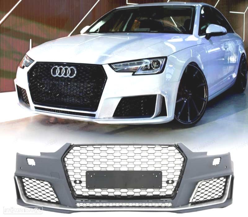 PARA-CHOQUES FRONTAL AUDI A4 B9 AVANT SEDAN 16-19 LOOK RS4 - 1