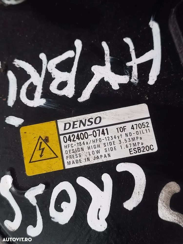 Compresor Clima Toyota Yaris Yaris Cross Prius Verso 1.5 Benzina Hybrid Motor XM15A Cod -0741 Sub 2 - 10