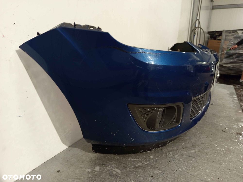 + ZDERZAK PRZÓD PRZEDNI DO FORD FIESTA MK.6 6 VI LIFT FL C6 NIEBIESKI HALOGENY - 3