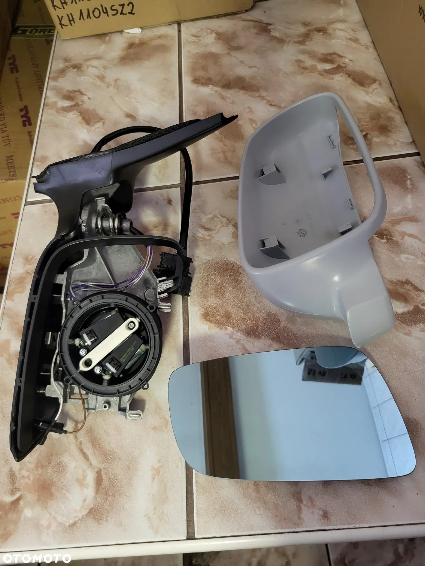 Lusterko zewnętrzne Prawe elektryczne, wypukłe, z podgrzewaniem VW BORA, GOLF IV 08.97-06.06 - 7