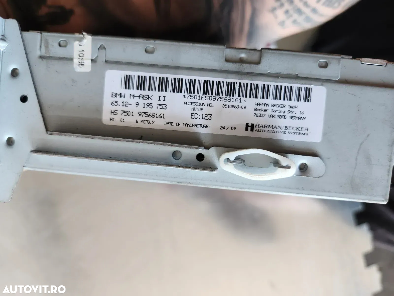 Radio Cd Bmw E60 E61 X5 X6 E70 E71 Cod - 7