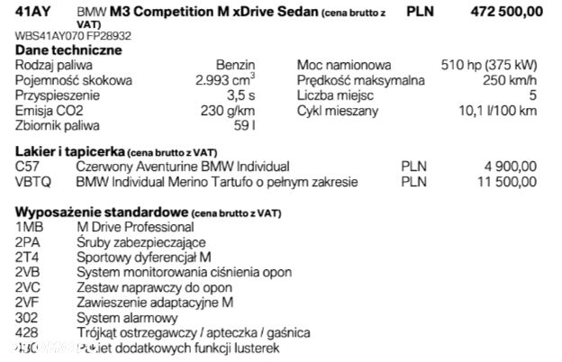 BMW M3 M Competition xDrive sport - 10