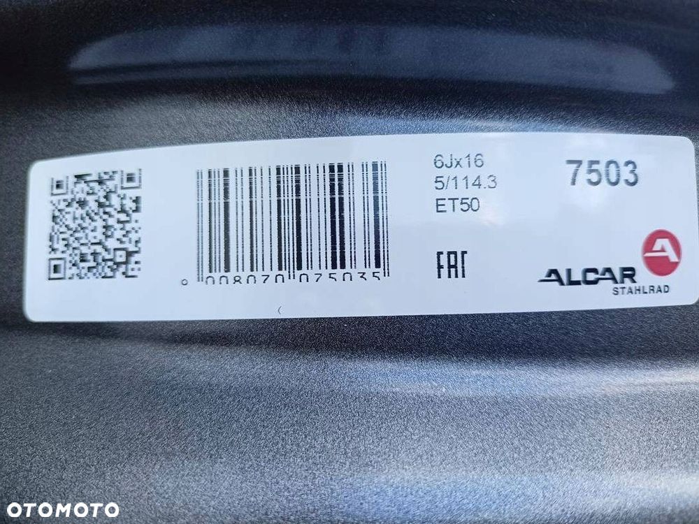 Oryginał felgi stalowe 16cali Opel Vivaro Renault Trafic 5x114,3 - 9