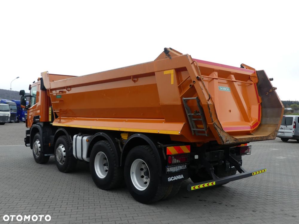 Scania P410 8x4 / WYWROTKA / ALUFELGI / MANUAL / EURO 6 / - 14