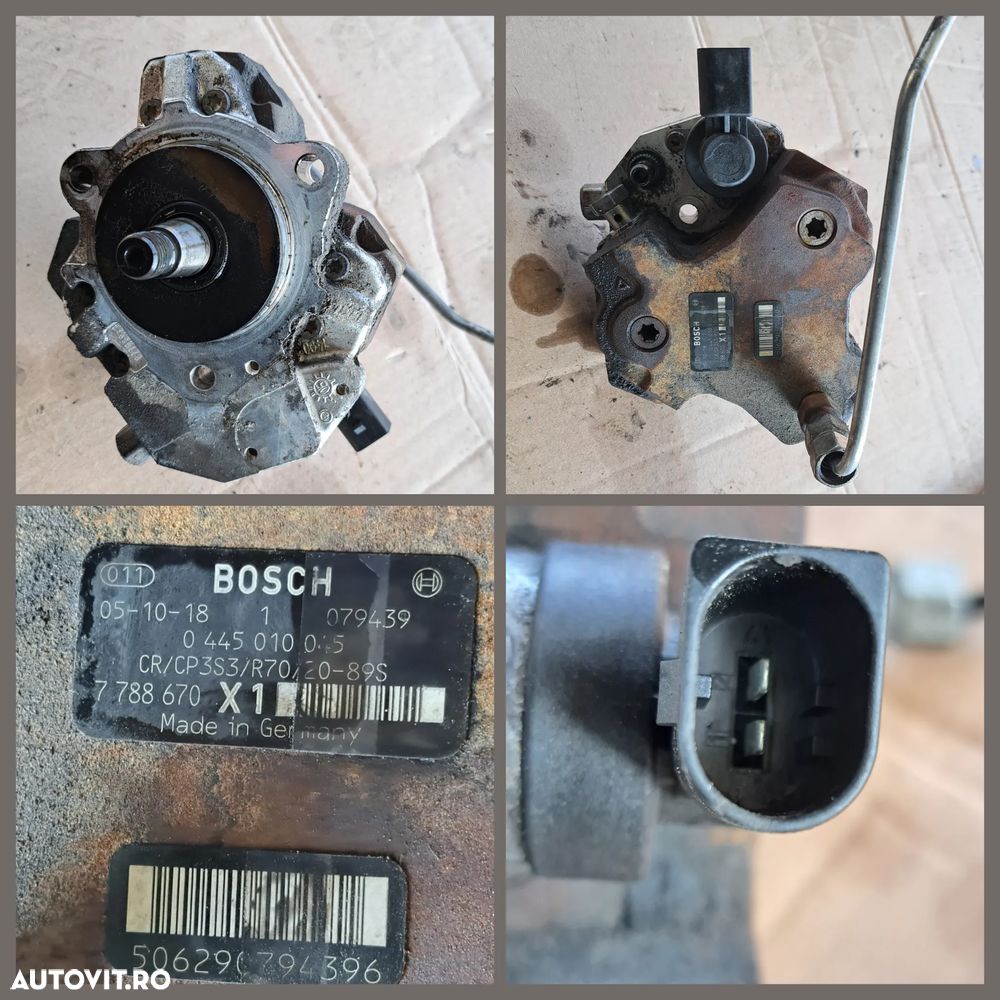 Motor M47 Injector rampa injectoare pompa inalta presiune BMW E87 E46 E60+LCIE83+LCI E53 - 4