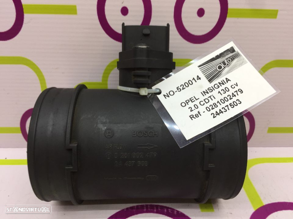 Medidor de Massa de Ar Opel Insugnia 2.0CDTi 130Cv de 2008 - Ref: 281002479 - NO520014
