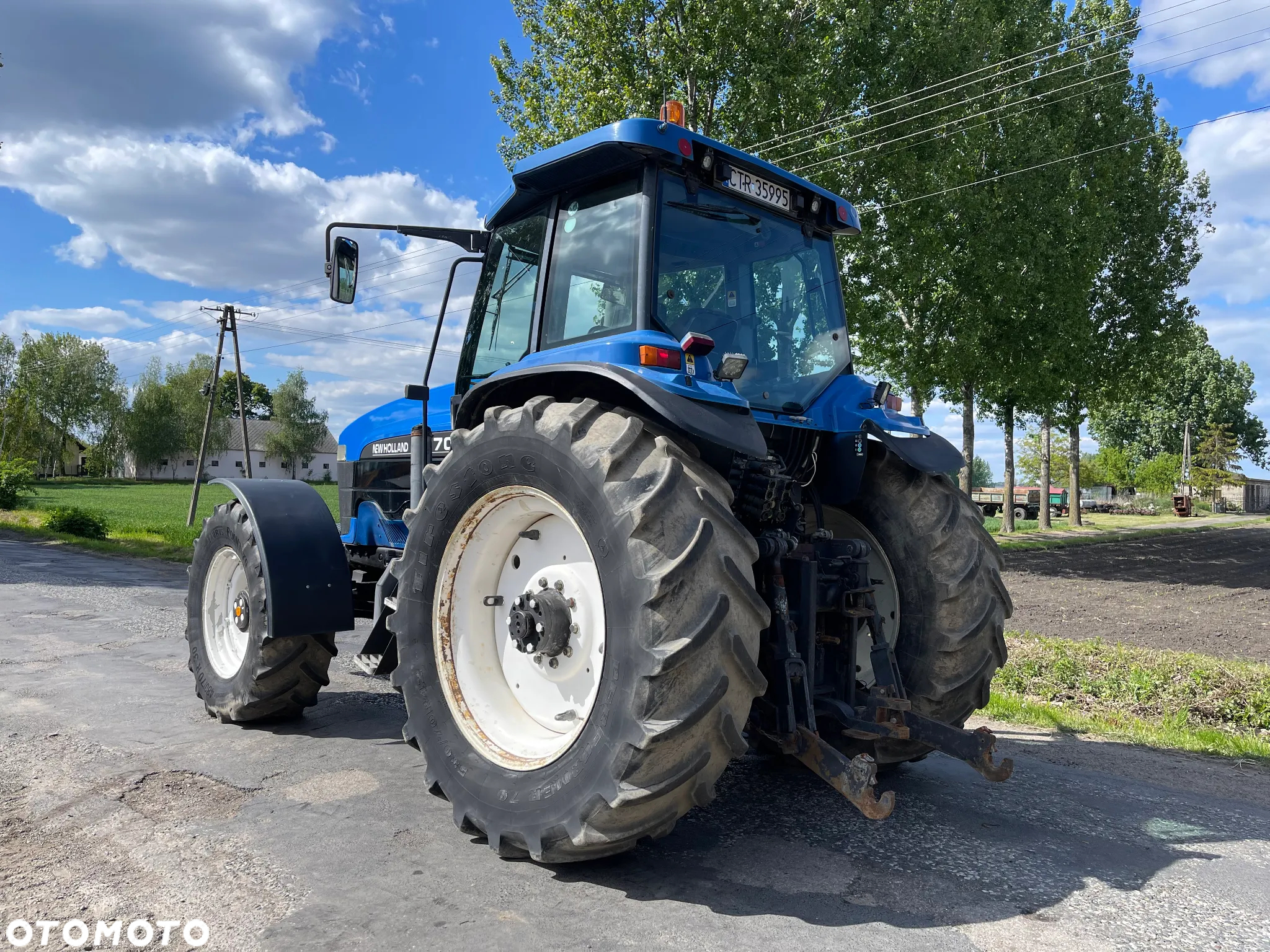 New Holland Ciągnik rolniczy traktor New Holland 8870_Ford 8970_W pełni sprawny_Klimatyzacja,Pneumatyka,Komplet zaczepów i obciążników - 3