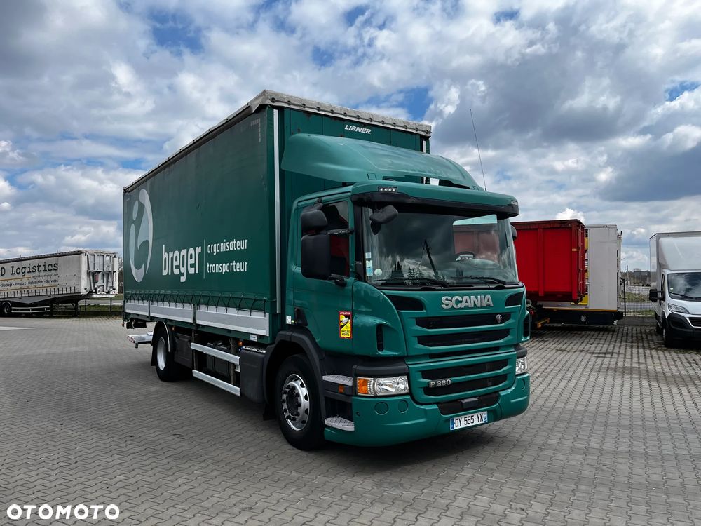 Scania P280 18 PALET BURTOFIRANKA DMC 19T WINDA MOCNA PODŁOGA ZSUWANY DACH I BOKI - 2