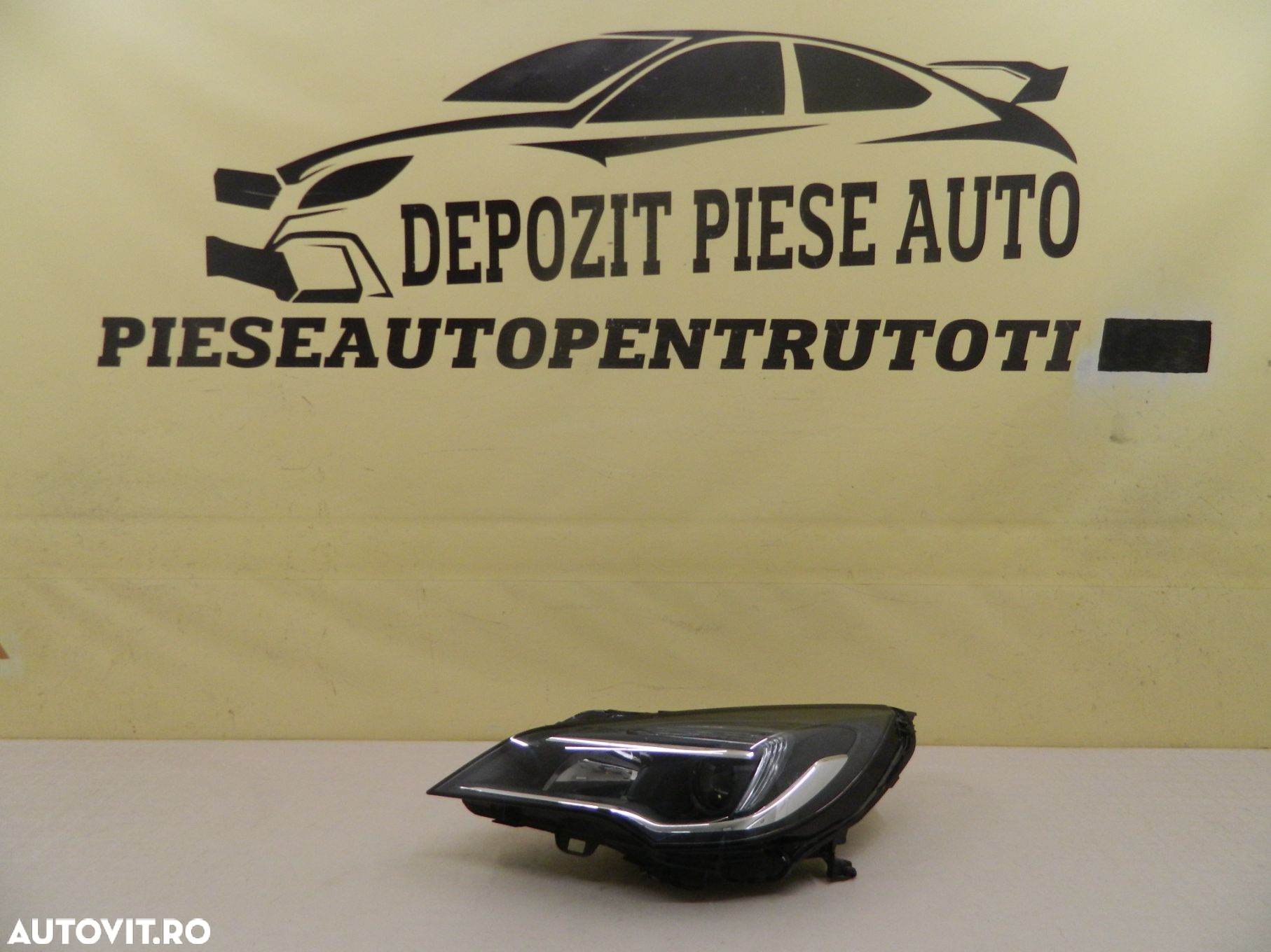 Far stanga Opel Astra k Halogen LED,  2015, 2016, 2017, 2018, cod origine 39158005. - 2