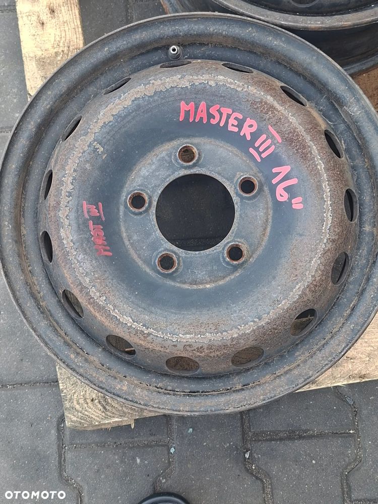 Felga stalowa Master III Movano B 10- 16" - 4