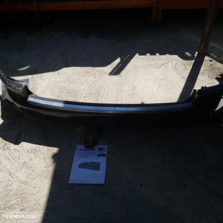 Para choques tras Audi A4 2002 preto - 1