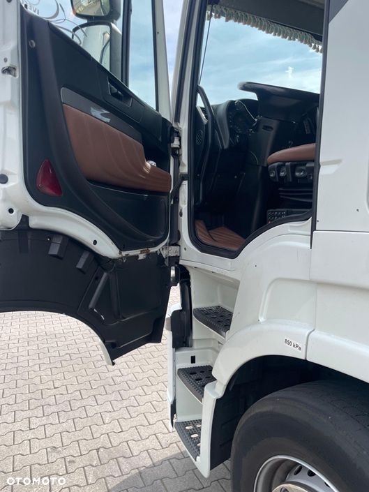 Iveco STRALIS 460 EEV HI-WAY AUTOMAT STANDKLIMA WEBASTO SPOJLERY 2xALUTANK LODÓWKA LEDY XENONY SKÓRA NOWE TACHO!!! EURO 5 EEV 2014 IGŁA - 6