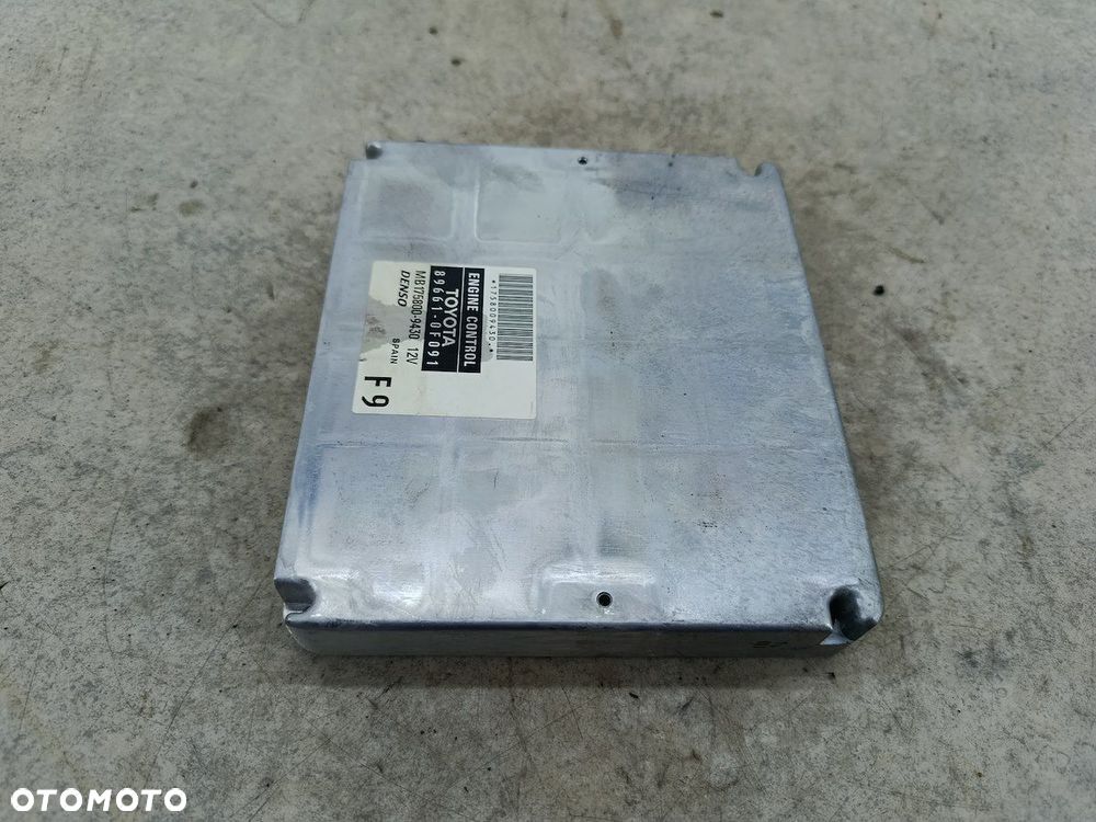 KOMPUTER, STEROWNIK TOYOTA COROLLA VERSO II 89661-0F091 MB175800-9430 DENSO - 5